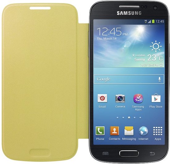 Samsung Flip Cover voor de Samsung Galaxy S4 Mini - Geel