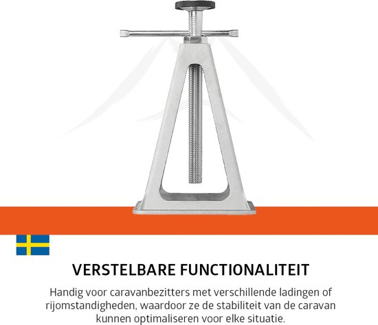Stabilisatiesteunen aluminium - set van 4 stuks — afbeelding 2