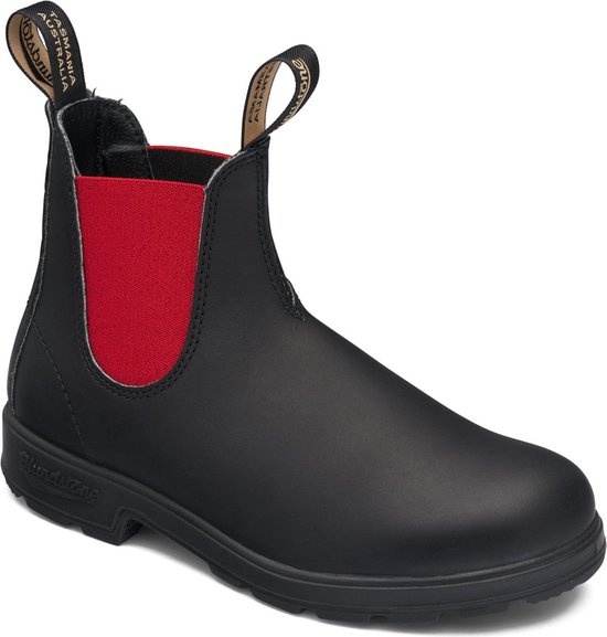 Blundstone Stiefel Boots 508 Voltan Leather Elastic 550 Series Voltan Black Red 4.5UK bol