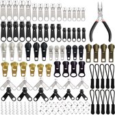 Rits-Rits repareer set-Rits Reparatie Kit-169Pcs Zipper Repair Kit -Zipper Replacement Zipper Pull