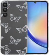 iMoshion Hoesje Geschikt voor Samsung Galaxy A34 (5G) Hoesje Siliconen - iMoshion Design hoesje - Meerkleurig / Butterfly