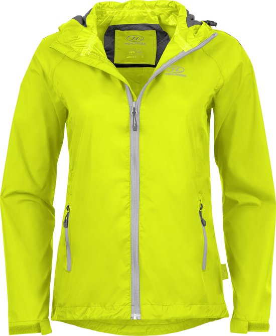 Imperméable femme jaune fluo Stow and Go de Highlander M