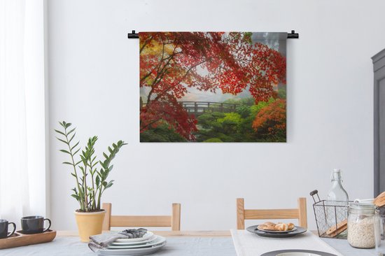 Epinki Opknoping 150 x 150 cm, Natuur Landschap Wandtapijt Zee Golf Wandtapijt Polyester Wandtapijt voor de Muur in Woonkamerdecoratie, Blauw Wit
