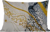 Buitenkussens - Tuin - Abstract - Goud - Natuur - Kunst - 50x30 cm