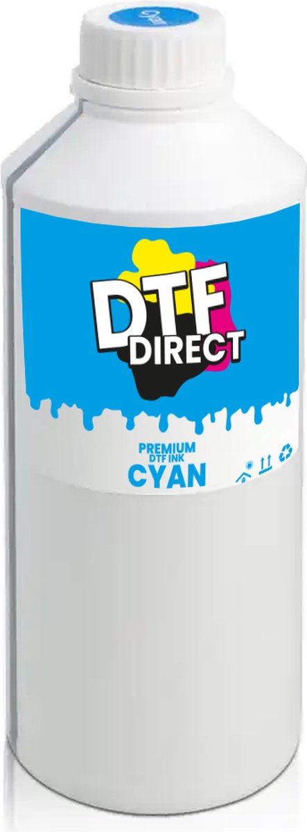 DTFDirect - 1000ml Dtf inkt - Cyan