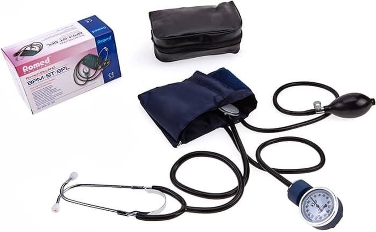 Goedkoopste Romed bloeddrukmeter met stethoscoop - Set van 2 doosjes Romed