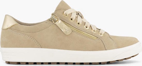 medicus Beige leren comfort sneaker - Maat 39