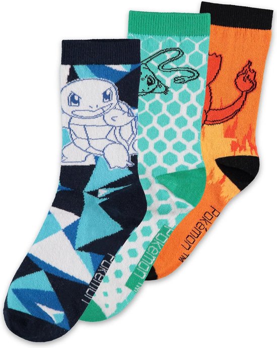 POKEMON - Vibrant - Pack of 3 pairs of socks