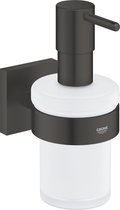 GROHE QuickFix Start Cube zeepdispenser met houder - 160 ml - Matte Black