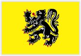 Finnacle -Vlag - Vlag van Vlaanderen - Vlaamse vlag -Vlaamse Gemeenschap Vlag - 90/150CM - Belgische vlag - Vlag van België - Vlaanderen