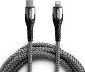 LDNIO - LC112 - Convient pour : USB-C vers Lightning - Chargeur rapide - Câble de charge - Câble de 2 mètres - Convient pour : Apple iPhone - X / Xs / Xs Max / 11 / 12 Pro / 12 Pro Max / 13 / 13 Pro / 13 Pro Max / 14 / 14 Pro / 14 Pro Max - Zwart