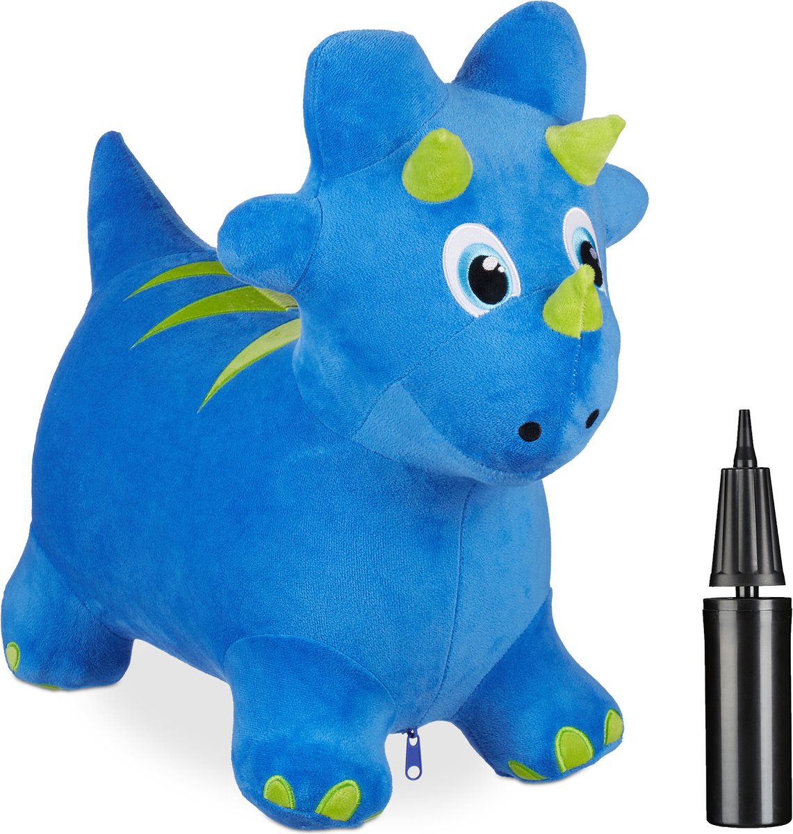 Girafe Sauteuse Relaxdays - Jouet Gonflable Pour Enfants Dès 3 Ans, Pompe Incluse, Sans BPA
