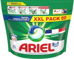 Ariel 3in1 Wasmiddel Pods - Original - 2 x 60 Wasbeurten - Voordeelverpakking