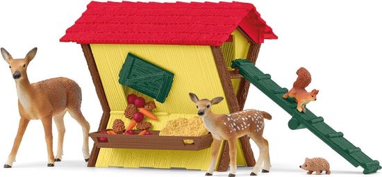 Schleich Farm World Het voeren van de bosdieren 42658