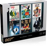 Winning Moves - James Bond Puzzel - 1000 stukjes - Alle Debuut Posters