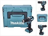 Makita DHP 487 ZJ accu klopboormachine 18 V 40 Nm borstelloos + Makpac - zonder accu, zonder lader