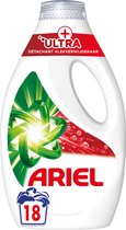 Ariel Vloeibaar Wasmiddel +Ultra Vlekverwijderaar 18 Wasbeurten 810 ml