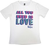 The Beatles - All You Need Is Love Dames T-shirt - M - Wit