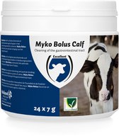 Excellent Myko Bolus Calf - Ter ondersteuning van een optimale reiniging van het maagdarmkanaal - Geschikt voor kalveren - 24 x 7 gram