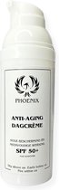 Phoenix - Anti-Aging Dagcrème - SPF 50 - Hoge Bescherming - Meervoudige Werking - 50ML