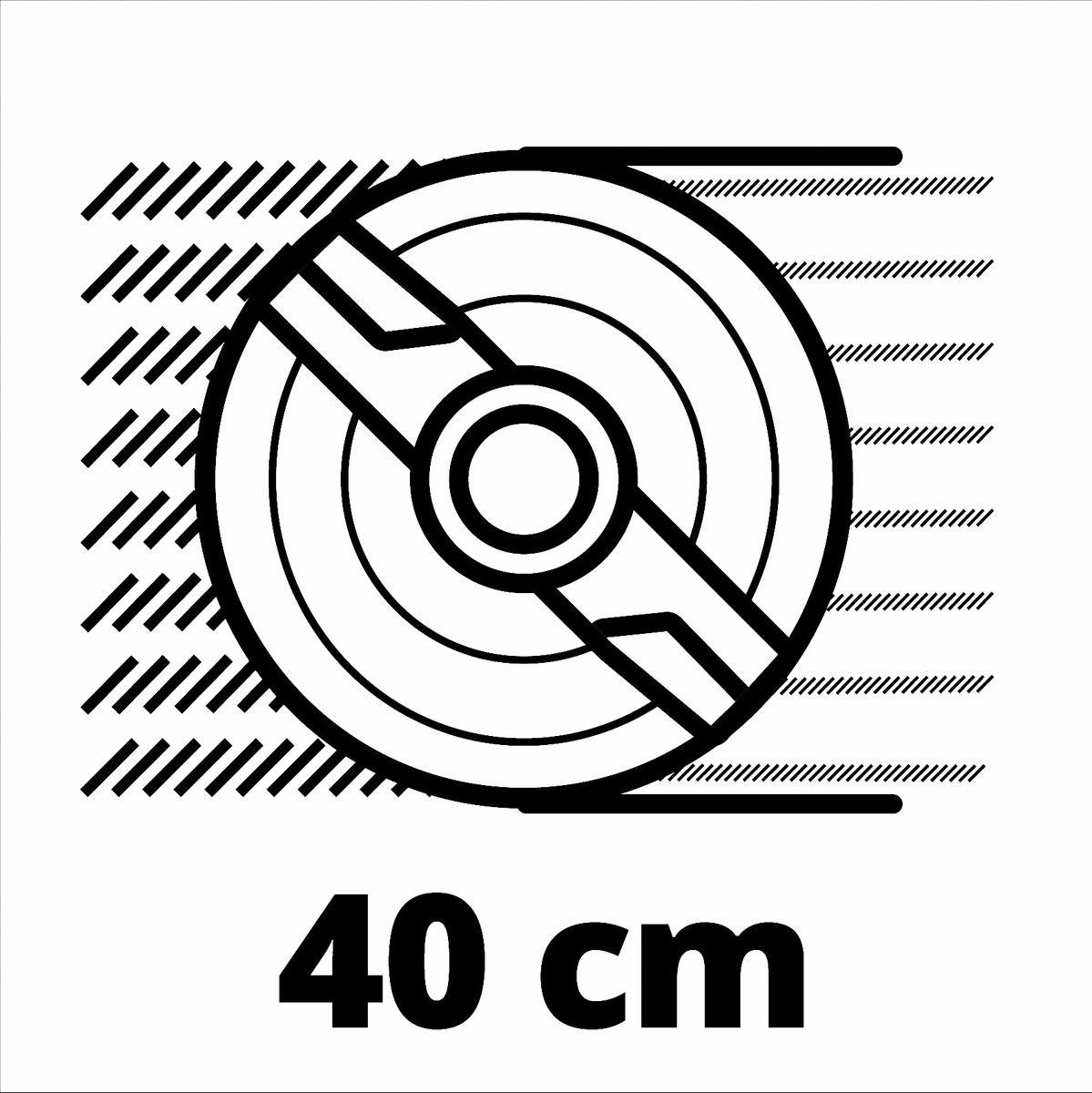 Einhell Benzine Grasmaaier GC-PM 40/2 S - 132 cm³ - 2 kW - 4-takt - Maaibreedte: 40 cm - Aanbevolen gazonoppervlakte: tot 1000 m² - 45 L opvangbak - Maaihoogte: 25-75 mm – foto 5