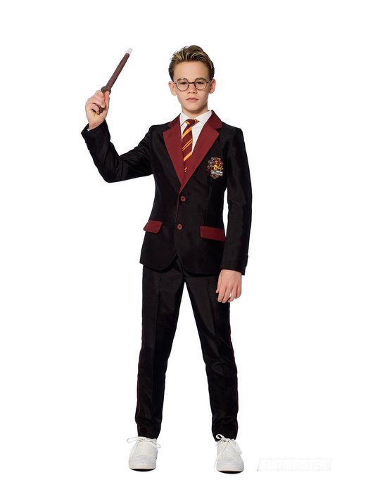 Suitmeister Harry Potter Gryffindor™ - Jongens Pak - Tovenaars Kostuum - Zwart - M | bol.com