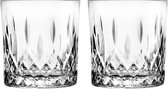 Glasmark Whiskeyglazen - 12x - Diamond - 280 ml - glas - waterglazen