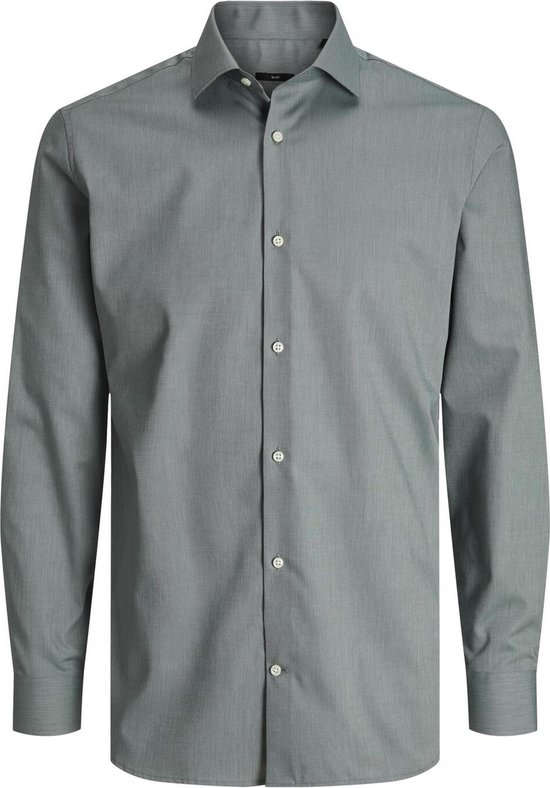 Jack & Jones Overhemd Jprblaparker Shirt L/s Noos 12227385 Balsam Green Mannen Maat - M