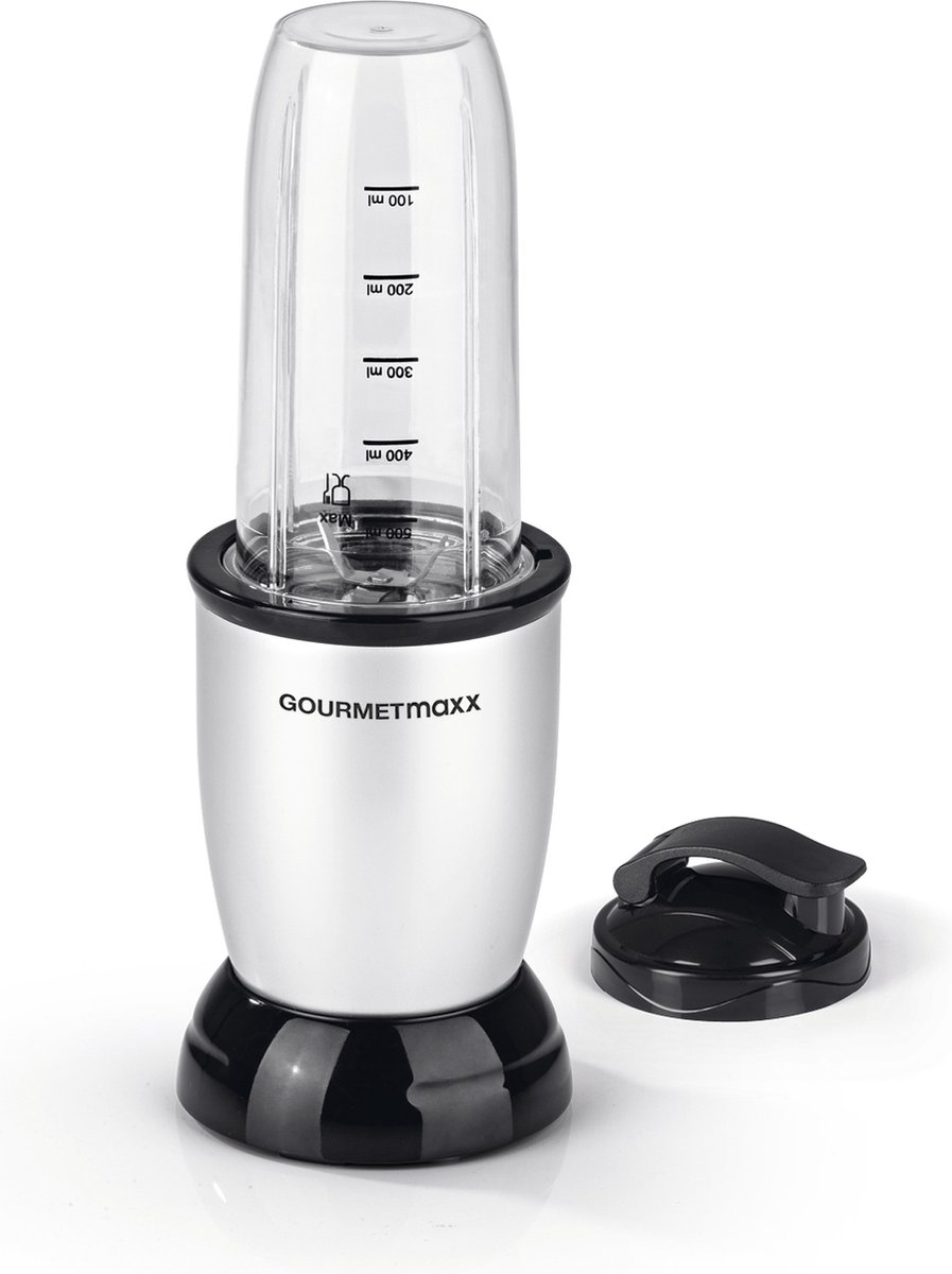 GOURMETmaxx Voedingsmixer - 4 st - zilver/zwart