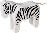 EverEarth Bamboo Zebra - Houten Zebra - Default - Bamboe - Educatief speelgoed - FSC-gecertificeerd