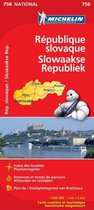 Michelin wegenkaart 756 Slowaakse Republiek