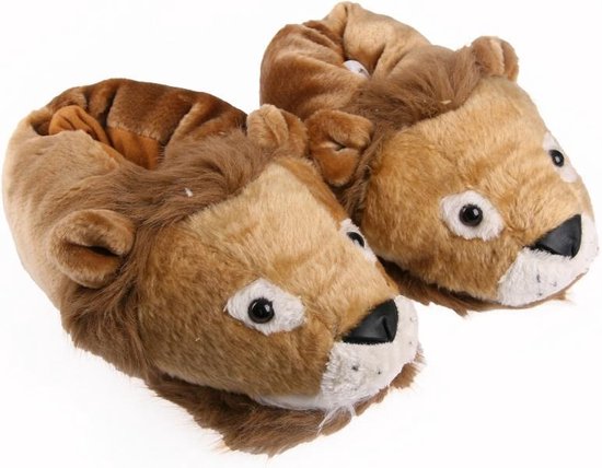 Volwassenen dieren sloffen pantoffels leeuw M (37-38,5) | bol.com
