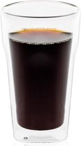 BiggCoffee-Hittebestendig-Dubbelwandig Drinkglas-350 ml-Borosilicaatglas
