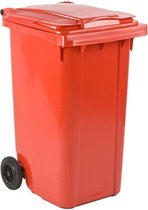 Mini container 240 litres rouge
