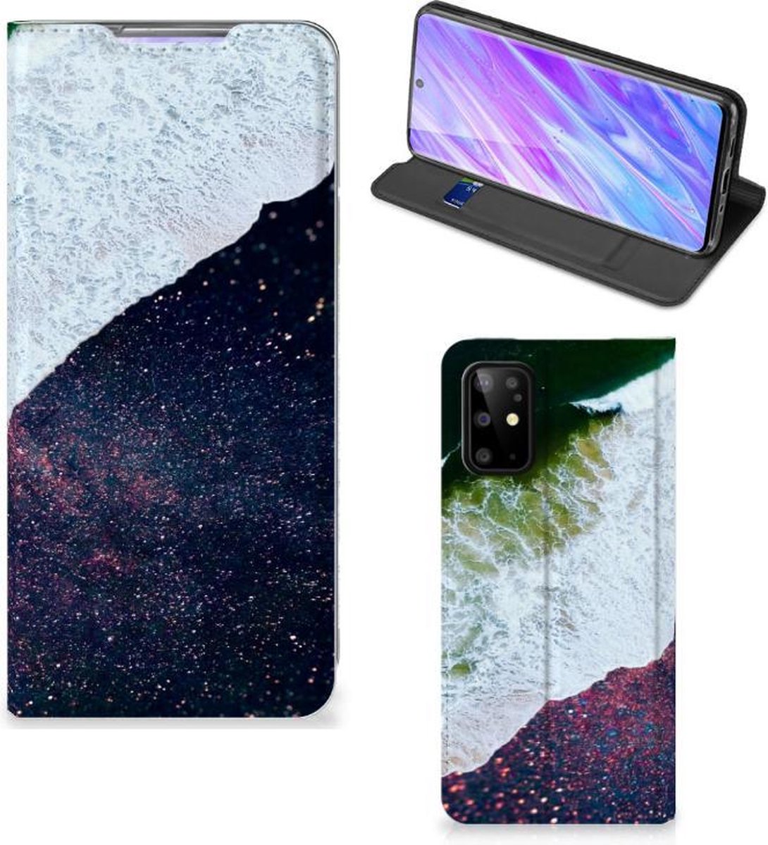 Samsung Galaxy S20 Plus Stand Case Sea in Space