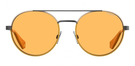 Polaroid Zonnebril 6056/s 40g/he Unisex Zilver/geel van Polaroid — afbeelding 5