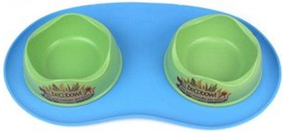 Placemat Voor Voer- En Waterbak Van Silicone – Beco Pets – Duurzaam En Gemakkelijk Schoon Te Maken – Blauw