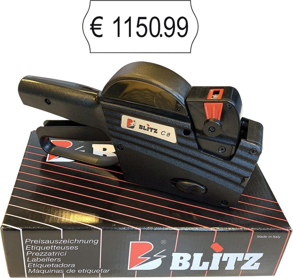 Blitz C8 - Barre de prix 1 ligne max 8 caractères