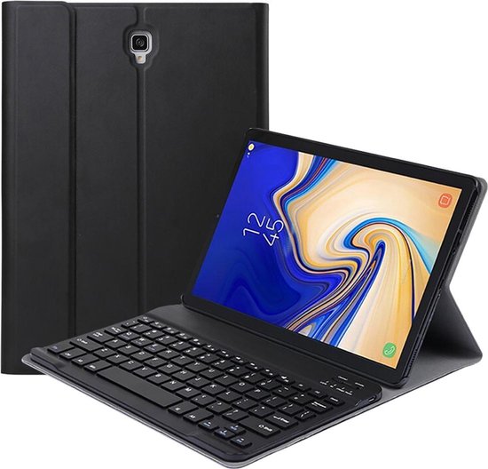 binnenvallen Ochtend gymnastiek Afstoting Samsung Galaxy Tab A 10.5 2018 Hoesje Bluetooth Toetsenbord Hoes Zwart |  bol.com