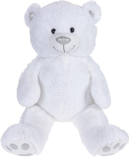 Collega misdrijf Normaal gesproken Pluche witte beer/beren knuffel 75 cm - Teddybeer/teddyberen - Dieren  knuffel... | bol.com