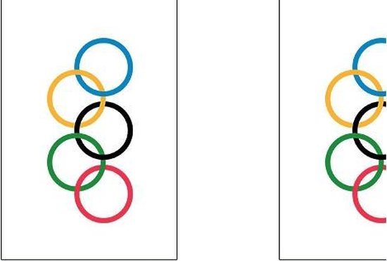 3x lignes de drapeau olympique 9 mètres - Décoration / décoration Jeux  Olympiques