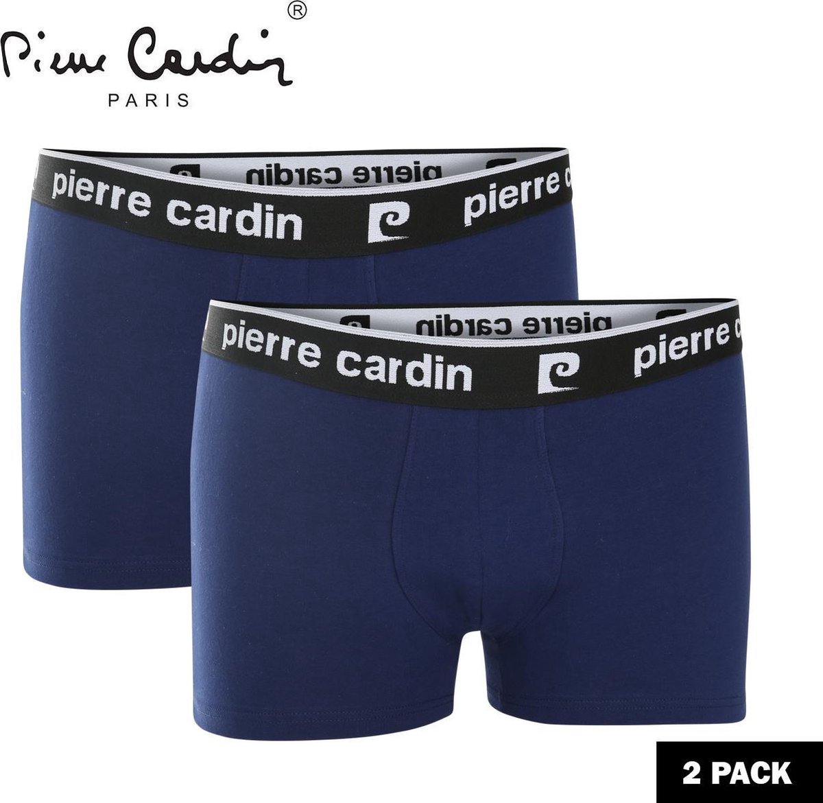 bol.com | Pierre Cardin - 2-Pack Boxershorts - Navy boxershorts pierre cardin