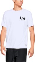 Under Armour - Be Seen S/S Graphic Drop - Wit t-shirt - M - Wit