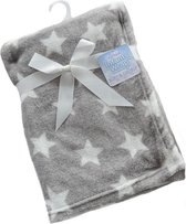 Soft Touch Babydeken Sterren Fleece 75 X 100 Cm Grijs