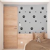 3D Sticker Decoratie Grappig Cartoon Dier Voetafdrukken Muurstickers Kat Hond Poten Sticker Kinderkamer DIY Decoratie Woondecoratie Meubels Kasten Sticker