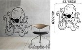 3D Sticker Decoratie OCTOPUS Wall Art Stickers Zwart Muurstickers Voor Kinderkamer Baby Muurstickers Vinilos Paredes Waterdichte Badkamer Decal Muurschildering - Octopus19 / Large