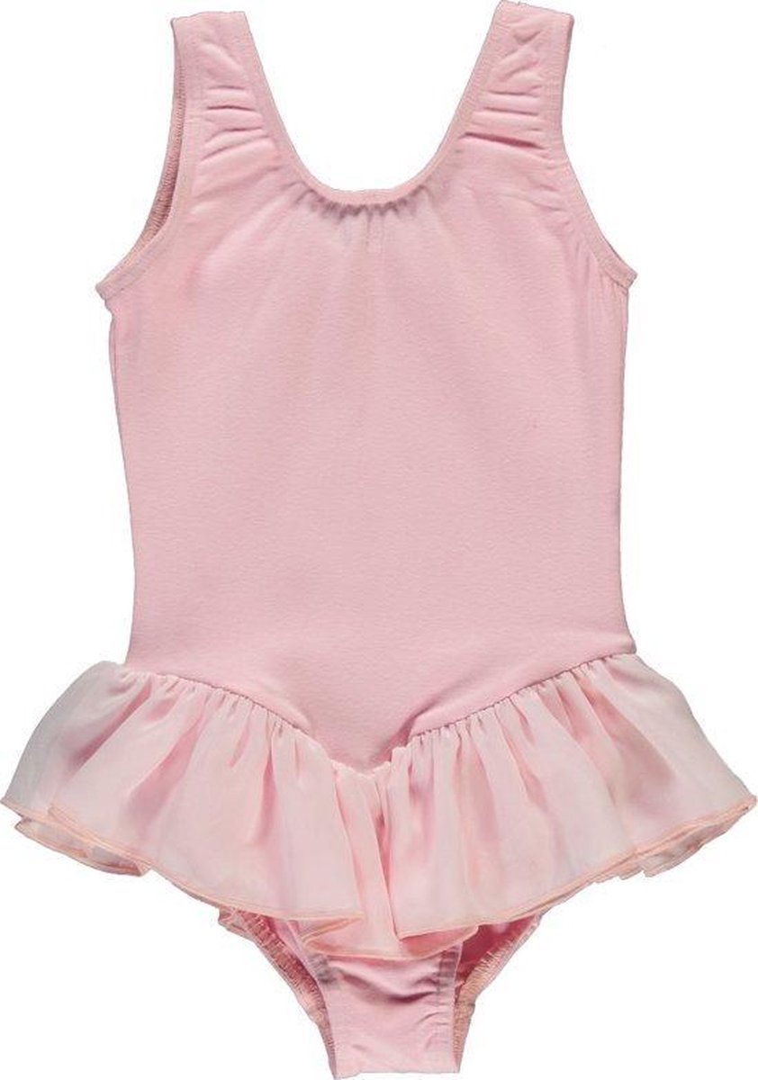 Danceries - Balletpakje - Clarasson - Mouwloos - dubbele rok - Roze - Katoen - Maat 122-128