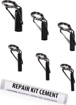 Traxis Tip Guide Repair Kit - Topogen Set - 6 Stuks - Reparatieset Werphengel