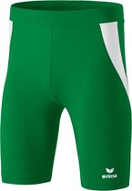 Erima Atletiek Short Tight Kinderen - Smaragd / Wit | Maat: 140