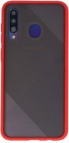 Hoesje Geschikt voor de Samsung Galaxy A50 - Hard Case Backcover Telefoonhoesje - Rood